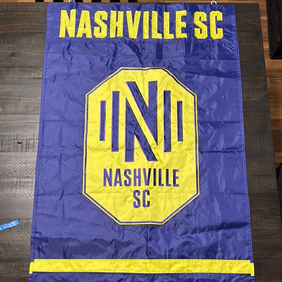 Nashville SC Applique Banner Flag Double Sided Nashville TN Soccer Club - Picture 2 of 8